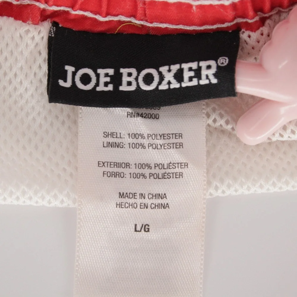 Joe Boxer Men's White Paisley‎ Skull Floral Print Board Shorts Size Large